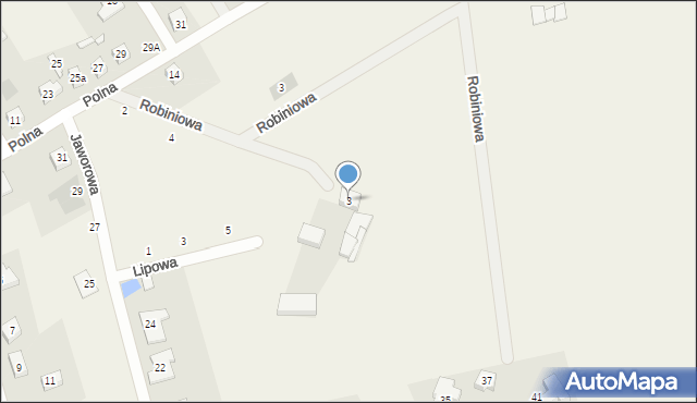 Gruszczyn, Krańcowa, 3, mapa Gruszczyn