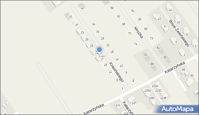 Gruszczyn, Krasińskiego Zygmunta, 19, mapa Gruszczyn