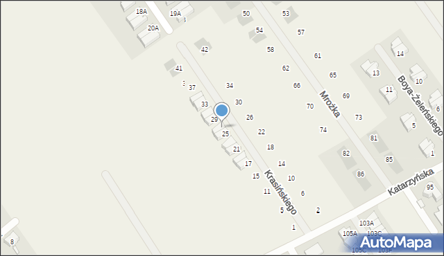 Gruszczyn, Krasińskiego Zygmunta, 27, mapa Gruszczyn