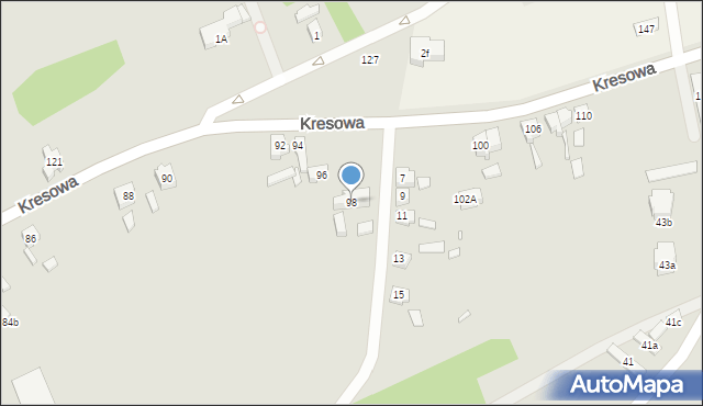 Gubin, Kresowa, 98, mapa Gubin