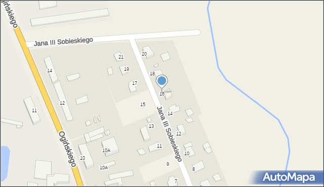 Guzów, Króla Jana III Sobieskiego, 16, mapa Guzów