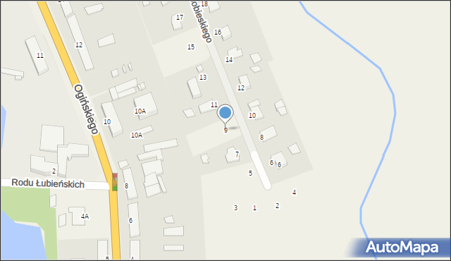 Guzów, Króla Jana III Sobieskiego, 9, mapa Guzów