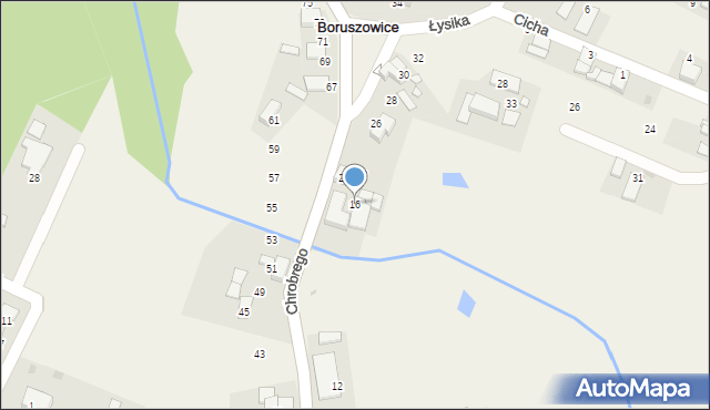 Hanusek, Króla Bolesława Chrobrego, 16, mapa Hanusek