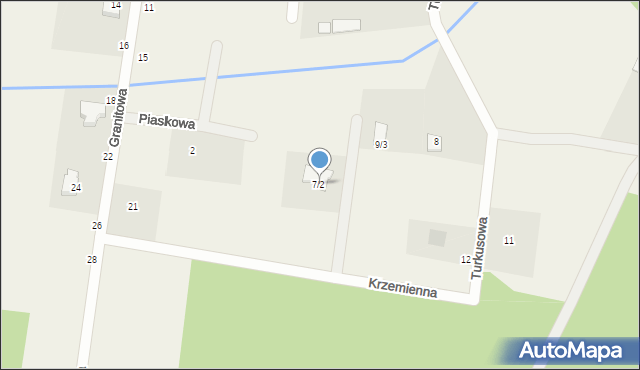 Henrykowo, Krzemienna, 7/2, mapa Henrykowo