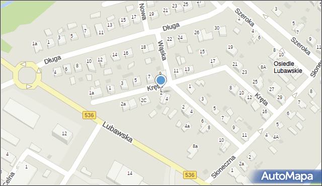 Iława, Kręta, 2, mapa Iława