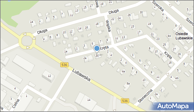 Iława, Kręta, 2C, mapa Iława