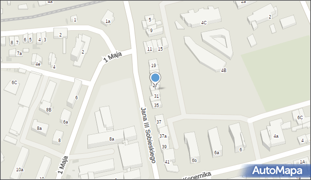 Iława, Króla Jana III Sobieskiego, 29, mapa Iława