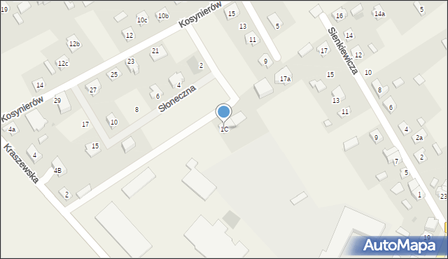 Iłowo-Osada, Kraszewska, 1C, mapa Iłowo-Osada