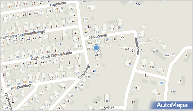 Inowrocław, Króla Bolesława Chrobrego, 44, mapa Inowrocławia