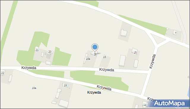 Iwanowice, Krzywda, 18, mapa Iwanowice