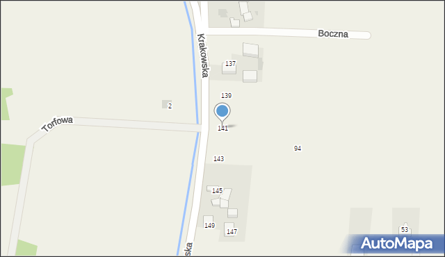 Iwanowice Dworskie, Krakowska, 141, mapa Iwanowice Dworskie