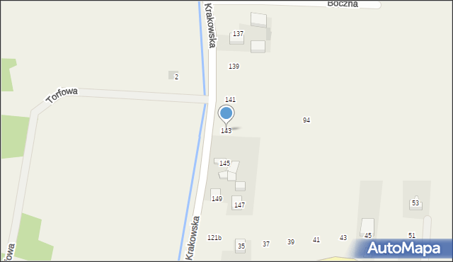Iwanowice Dworskie, Krakowska, 143, mapa Iwanowice Dworskie