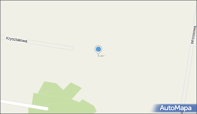 Izabelin, Kryształowa, 56, mapa Izabelin