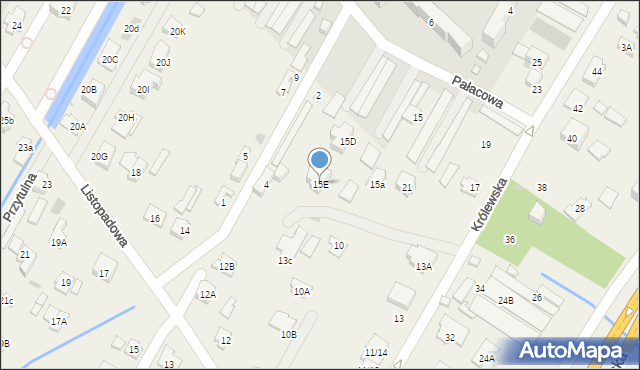 Jabłonna, Królewska, 15E, mapa Jabłonna