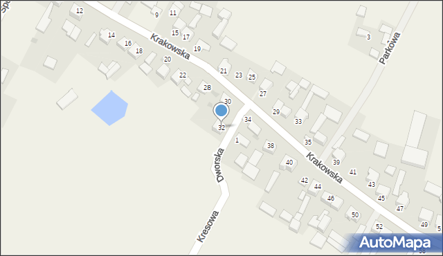 Jangrot, Krakowska, 32, mapa Jangrot