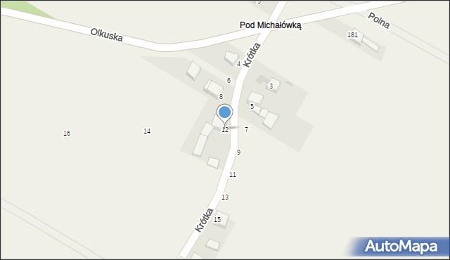 Jangrot, Krótka, 12, mapa Jangrot