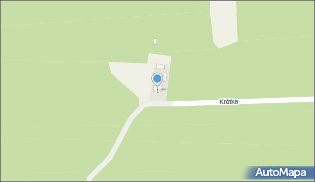 Janik, Krótka, 1, mapa Janik