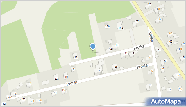 Jankowice, Krótka, 18, mapa Jankowice