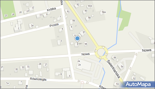 Jankowice, Krótka, 2, mapa Jankowice