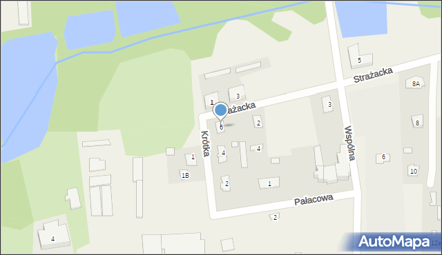 Janów, Krótka, 6, mapa Janów