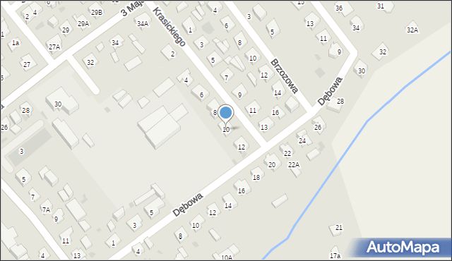 Janowiec Wielkopolski, Krasickiego Ignacego, bp., 10, mapa Janowiec Wielkopolski