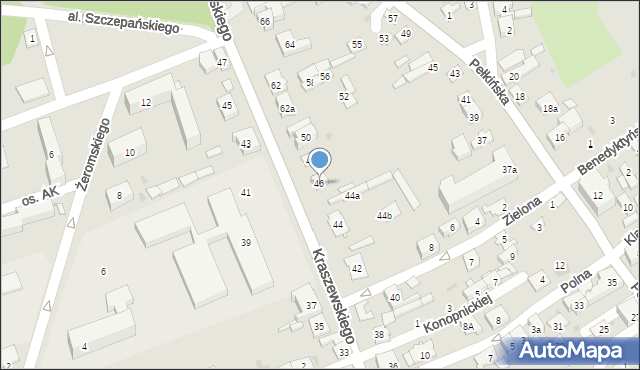 Jarosław, Kraszewskiego Józefa Ignacego, 46, mapa Jarosławia