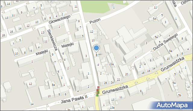 Jarosław, Kraszewskiego Józefa Ignacego, 6, mapa Jarosławia