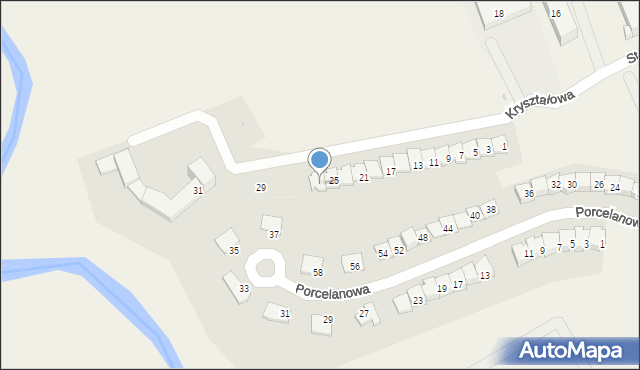 Jaroty, Kryształowa, 27, mapa Jaroty