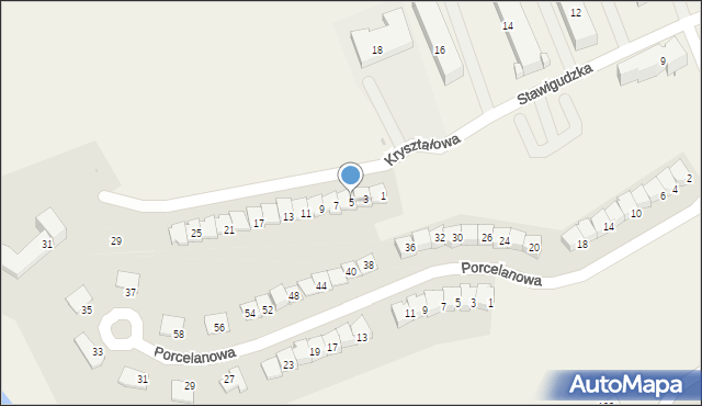 Jaroty, Kryształowa, 5, mapa Jaroty