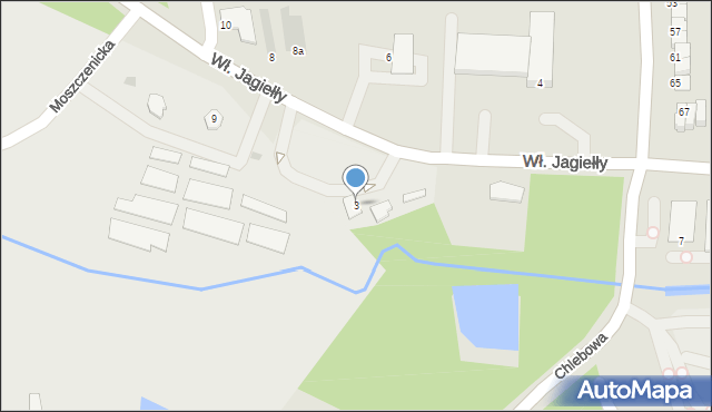 Jastrzębie-Zdrój, Króla Władysława Jagiełły, 3, mapa Jastrzębie-Zdrój