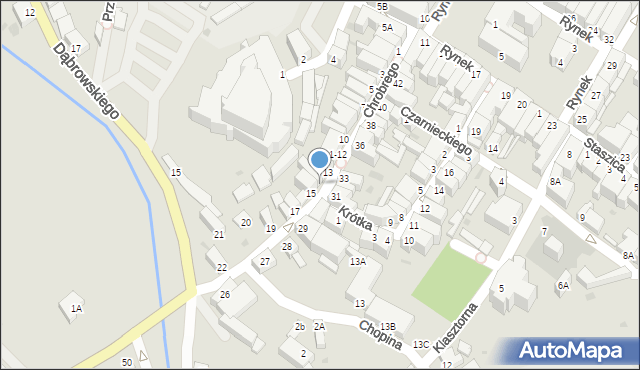 Jawor, Króla Bolesława Chrobrego, 14, mapa Jawor