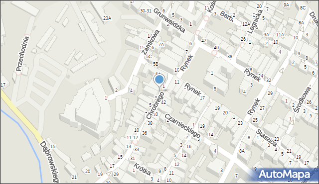 Jawor, Króla Bolesława Chrobrego, 2, mapa Jawor