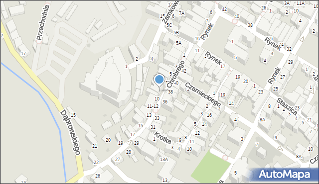 Jawor, Króla Bolesława Chrobrego, 9, mapa Jawor