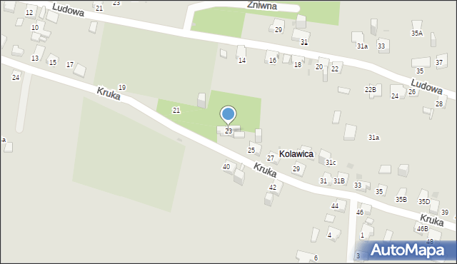 Jaworzno, Kruka Józefa, 23, mapa Jaworzno