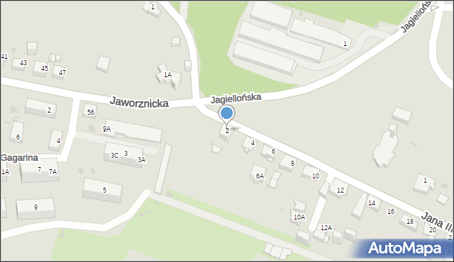 Jaworzno, Króla Jana III Sobieskiego, 2, mapa Jaworzno