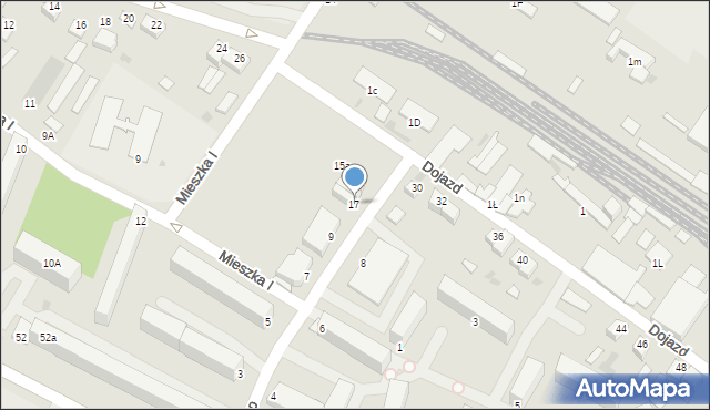 Jędrzejów, Króla Bolesława Chrobrego, 17, mapa Jędrzejów