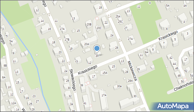 Jelenia Góra, Krasickiego Ignacego, bp., 10, mapa Jelenia Góra