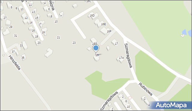 Jelenia Góra, Krośnieńska, 16l, mapa Jelenia Góra