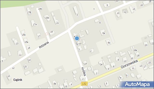 Jenin, Krótka, 4, mapa Jenin