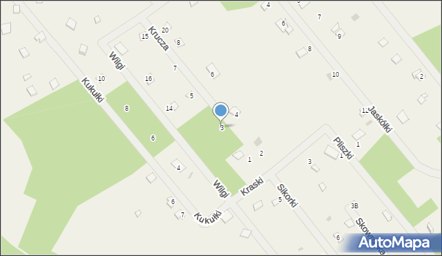 Kamieńczyk, Krucza, 3, mapa Kamieńczyk