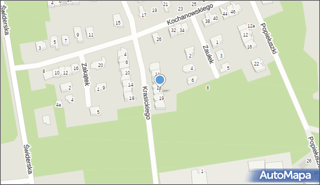 Karczew, Krasickiego Ignacego, bp., 17, mapa Karczew