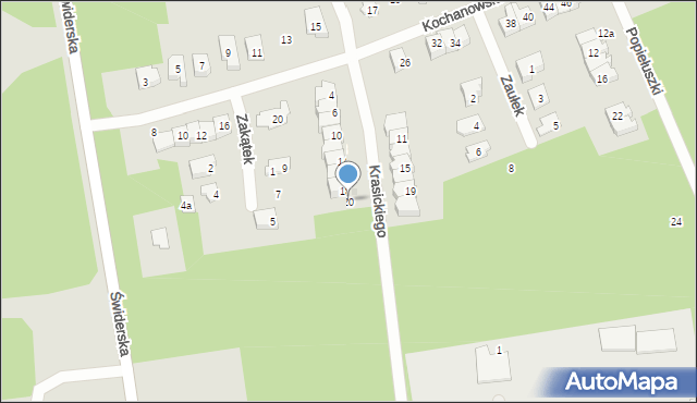 Karczew, Krasickiego Ignacego, bp., 20, mapa Karczew
