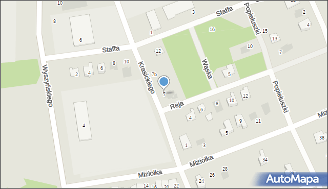 Karczew, Krasickiego Ignacego, bp., 7, mapa Karczew