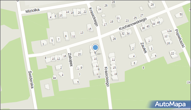 Karczew, Krasickiego Ignacego, bp., 8, mapa Karczew