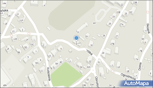 Karpacz, Krótka, 2, mapa Karpacz