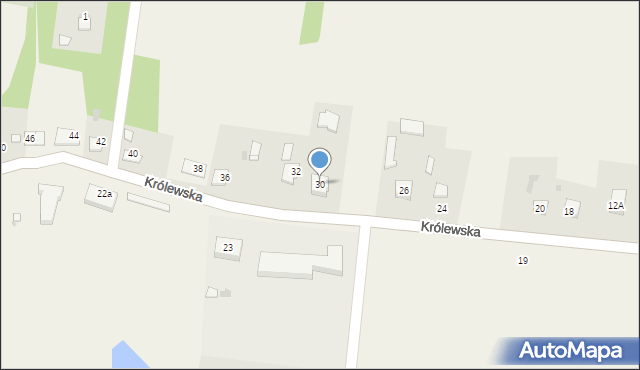 Kaski, Królewska, 30, mapa Kaski