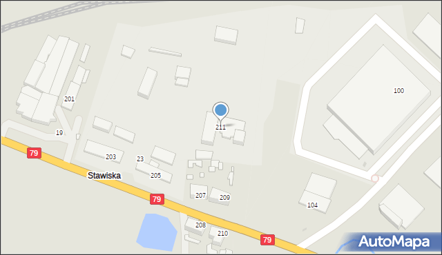 Katowice, Krakowska, 211, mapa Katowic