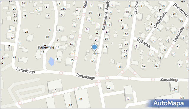 Katowice, Króla Kazimierza Wielkiego, 18, mapa Katowic