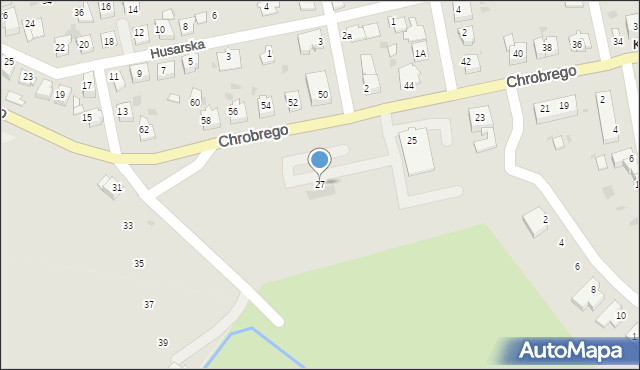 Kędzierzyn-Koźle, Króla Bolesława Chrobrego, 27, mapa Kędzierzyna-Koźle