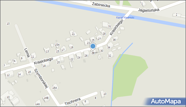 Kędzierzyn-Koźle, Krasickiego Ignacego, bp., 28, mapa Kędzierzyna-Koźle